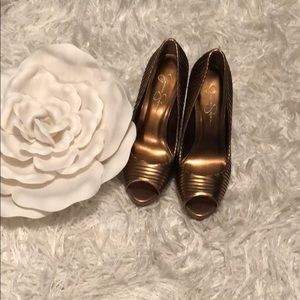 Jessica Simpson Peep Toe Stiletto Pumps